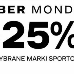 Cyber Monday - wybrane marki sportowe -25%