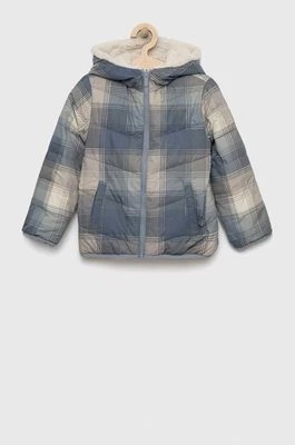 Zdjęcie produktu Abercrombie & Fitch kurtka dwustronna dziecięca kolor niebieski