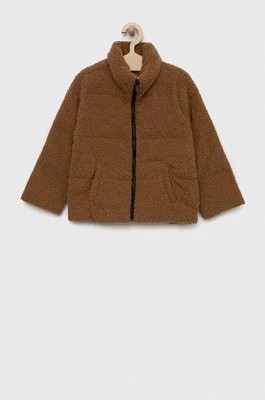 Zdjęcie produktu Abercrombie & Fitch kurtka dziecięca kolor brązowy