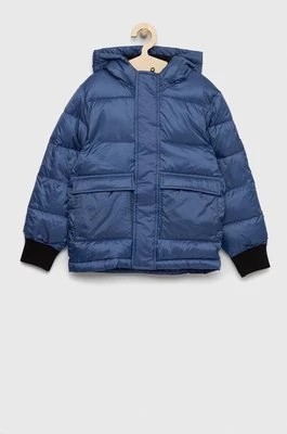 Zdjęcie produktu Abercrombie & Fitch kurtka dziecięca kolor niebieski