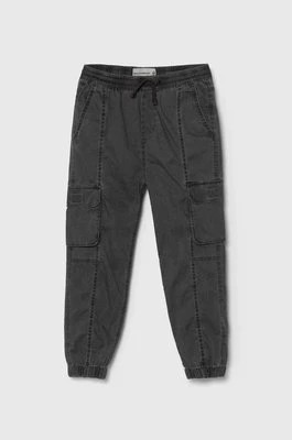 Zdjęcie produktu Abercrombie & Fitch spodnie dziecięce kolor szary gładkie