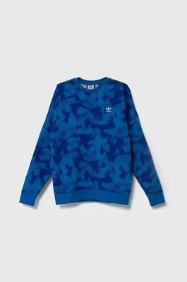 Zdjęcie produktu adidas Originals bluza dziecięca kolor niebieski wzorzysta