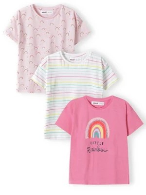 Zdjęcie produktu Bawełniany t-shirt dla niemowlaka 3-pack Minoti