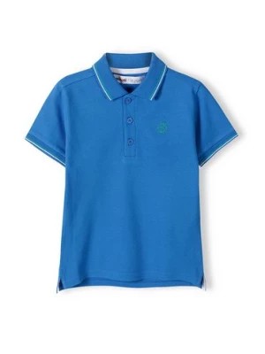 Zdjęcie produktu Bluzka polo dla niemowlaka z krótkim rękawem- niebieska Minoti