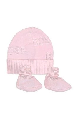 Zdjęcie produktu BOSS komplet bawełniany niemowlęcy kolor różowy Boss