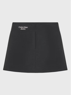 Zdjęcie produktu Calvin Klein Jeans Spódnica trapezowa Stack Logo IG0IG01998 Czarny Regular Fit
