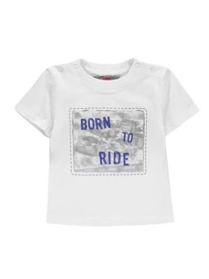 Zdjęcie produktu Chłopięca niemowlęca bluzka z krótkim rękawem biała Kanz