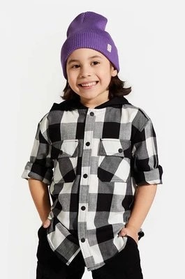 Zdjęcie produktu Coccodrillo koszula bawełniana dziecięca kolor czarny