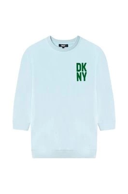 Zdjęcie produktu Dkny sukienka dziecięca kolor zielony mini oversize DKNY