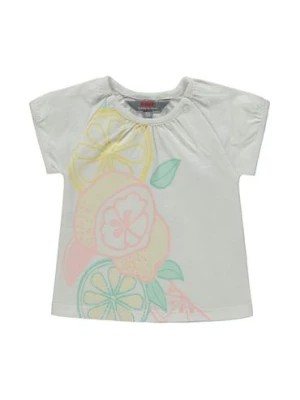 Zdjęcie produktu Dziewczęca bluzka z krótkim rękawem biała Kanz