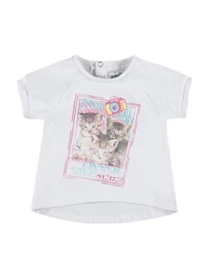 Zdjęcie produktu Dziewczęca bluzka z krótkim rękawem biały Kanz