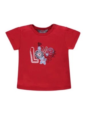 Zdjęcie produktu Dziewczęca koszulka z krótkim rękawem czerwona Kanz