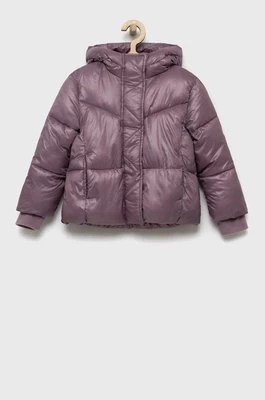 Zdjęcie produktu GAP kurtka dziecięca kolor fioletowy Gap