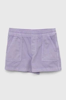 Zdjęcie produktu GAP szorty jeansowe dziecięce kolor fioletowy gładkie Gap
