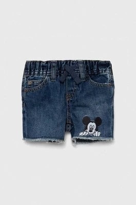 Zdjęcie produktu GAP szorty jeansowe dziecięce kolor granatowy z aplikacją regulowana talia Gap