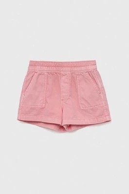 Zdjęcie produktu GAP szorty jeansowe dziecięce kolor różowy gładkie Gap