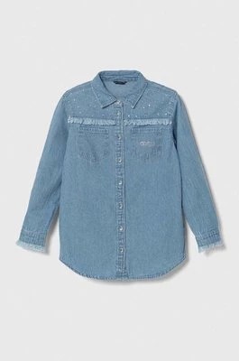 Zdjęcie produktu Guess koszula jeansowa dziecięca kolor niebieski