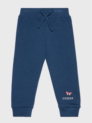 Zdjęcie produktu Guess Spodnie dresowe K2BQ13 KAD70 Granatowy Regular Fit