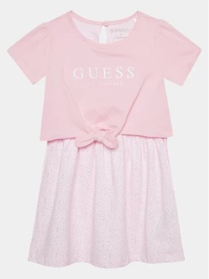 Zdjęcie produktu Guess Sukienka codzienna K4GK10 K6YW3 Różowy Regular Fit