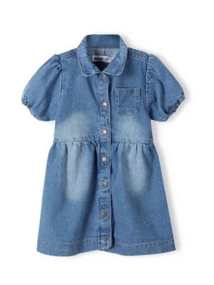 Zdjęcie produktu Jeansowa sukienka dla niemowlaka z krótkim rękawem Minoti