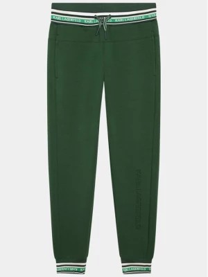 Zdjęcie produktu Karl Lagerfeld Kids Spodnie dresowe Z24161 S Zielony Regular Fit