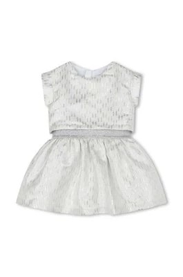 Zdjęcie produktu Karl Lagerfeld sukienka niemowlęca kolor biały mini rozkloszowana
