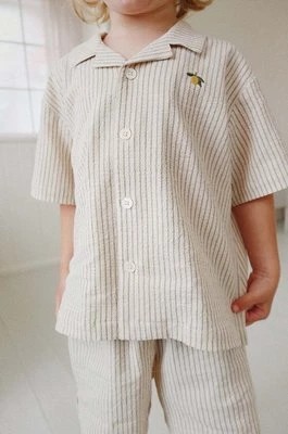 Zdjęcie produktu Konges Sløjd koszula dziecięca kolor żółty