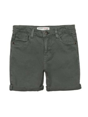 Zdjęcie produktu Krótkie spodenki chłopięce o kroju jeansów dla chłopca - khaki Minoti