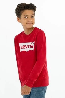 Zdjęcie produktu Levi's Bluza dziecięca kolor czerwony z nadrukiem