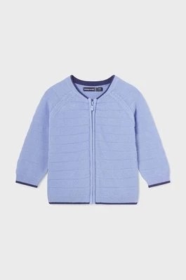 Zdjęcie produktu Mayoral kardigan bawełniany niemowlęcy kolor niebieski