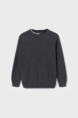 Zdjęcie produktu Mayoral sweter bawełniany dziecięcy kolor czarny lekki