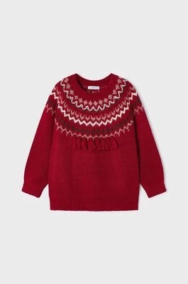 Zdjęcie produktu Mayoral sweter dziecięcy kolor czerwony ciepły