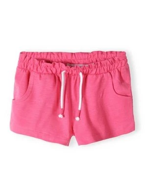 Zdjęcie produktu Różowe szorty bawełniane dla dziewczynki Minoti