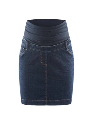 Zdjęcie produktu Spódnica jeansowa damska, ciążowa, granatowa, Bellybutton