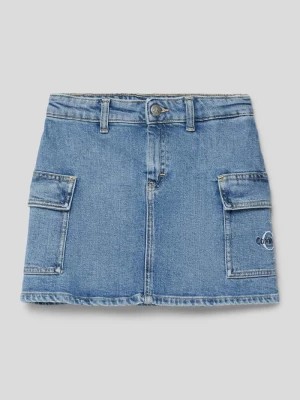Zdjęcie produktu Spódnica jeansowa z wyhaftowanym logo model ‘AUTHENTIC’ Calvin Klein Jeans