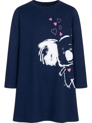 Zdjęcie produktu Sukienka dla dziewczynki z misiem koala, granatowa, 3-8 lat Endo