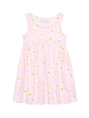 Zdjęcie produktu Sukienka niemowlęca na ramiączkach różowa w stokrotki Minoti