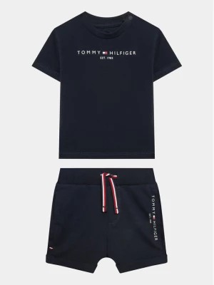 Zdjęcie produktu Tommy Hilfiger Komplet t-shirt i szorty sportowe Baby Essential KN0KN01488 Granatowy Regular Fit
