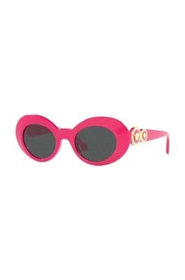 Zdjęcie produktu Versace okulary przeciwsłoneczne dziecięce kolor różowy 0VK4428U