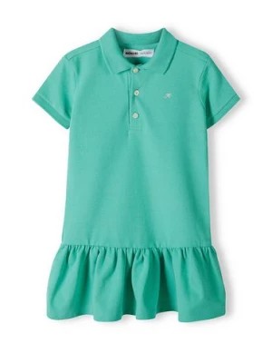 Zdjęcie produktu Zielona sukienka polo z krókim rękawem dla niemowlaka Minoti