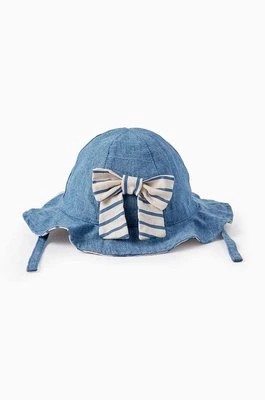 Zdjęcie produktu zippy kapelusz bawełniany dziecięcy kolor niebieski bawełniany Zippy