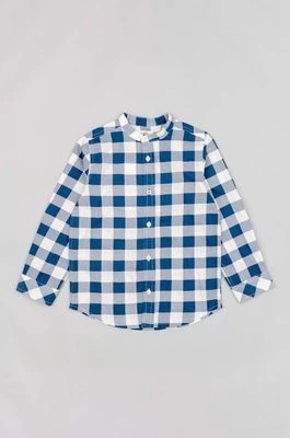 Zdjęcie produktu zippy koszula bawełniana dziecięca kolor granatowy Zippy