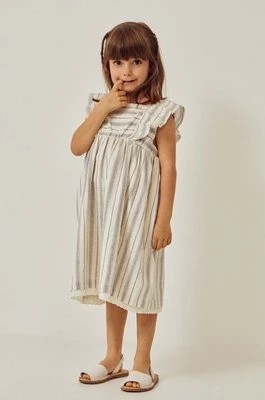 Zdjęcie produktu zippy sukienka bawełniana dziecięca kolor niebieski mini rozkloszowana Zippy