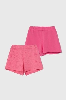 Zdjęcie produktu zippy szorty niemowlęce 2-pack kolor różowy wzorzyste Zippy