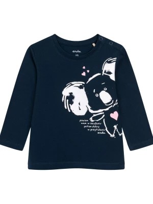 Zdjęcie produktu Bluzka z długim rękawem dla dziecka do 2 lat, z misiem koala, granatowa Endo