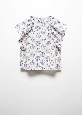Zdjęcie produktu Bluzka ze wzorem i falbankami Mango Kids