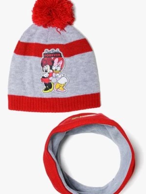 Zdjęcie produktu Zestaw dziecięcy Minnie Mouse  czapka + komin
