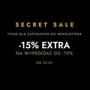 -15% extra na wyprzedaży do -70%