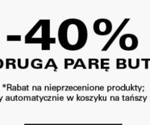 -40% na drugą parę butów