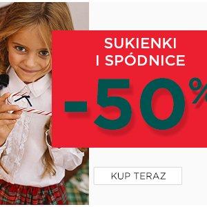 -50% na sukienki i spódnice